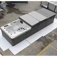 Spa extérieur autoportant fête piscine Hot Spa Factory ménage 6.8 mètres extérieur Whirlpool pompe à vitesse variable