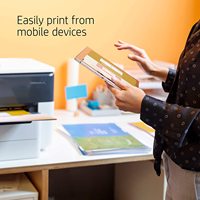 Printer All-In-One Dupleks Wi-Fi Format Lebar OfficeJet 7740 dengan ADF