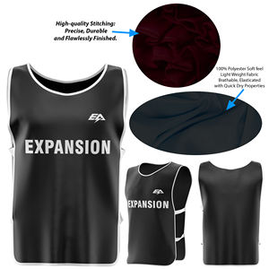 เสื้อตาข่ายสำหรับฝึกฟุตบอลยืดได้ระบายอากาศได้ดีผ้า100% พิมพ์โลโก้ได้ออกแบบได้ตามต้องการ - Product Image 2