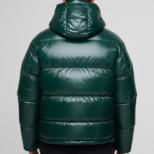 Chaqueta Bomber de Lona Acolchada para Hombre, Diseño OEM Personalizado, Estilo Deportivo Oversize, Cuello Alto, Cremallera, Capucha, Antibacteriana, Estilo Urbano - Product Image 6