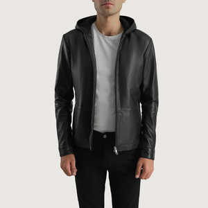 Veste d'hiver pour hommes Top Design avec col montant manches longues 100% cuir de haute qualité personnalisable prix raisonnable - Product Image 1