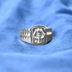 NOVAMART Fine Buy Premium 925 Pure Sterling <b>Silver</b> <b>Rings</b> for <b>Men</b> Geometric Design with Zircon or Pearl Rhodium Gold Plated Multi - Product Image 3