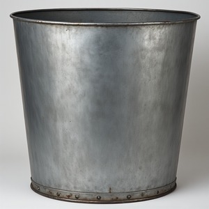 Maceta galvanizada hecha a mano con acabado rústico, perfecta para decoración de jardín de lujo y elegantes casas de temporada de vacaciones - Product Image 5