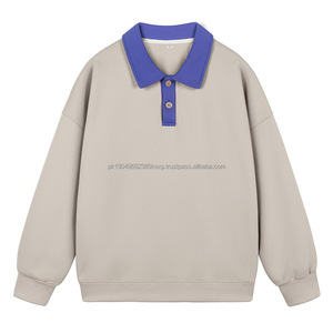 Suéter de Cuello Polo de Manga Larga para Hombre de Alta Calidad, Jersey de Moda, Camiseta Polo, Talla Grande, Antiarrugas, Camisetas Polo Personalizadas - Product Image 1