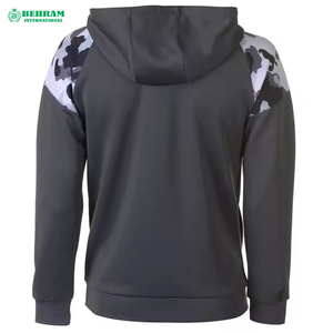 Sweat à capuche zippé personnalisé de haute qualité 100 % coton molletonné/éponge française unisexe, séchage rapide, respirant, ODM/OEM, vente en gros, sweats à capuche grande taille - Product Image 6
