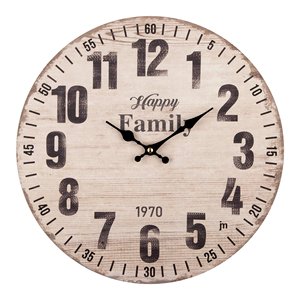 Reloj de pared JUSTAMINUTE Happy Family (33cm) Multicolor 21563 - Product Image 1
