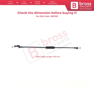 Câble de déverrouillage de la poignée intérieure de la porte avant BDP1611 pour Escort Europe V VI VII 1990-2002 Orion III 1990-1993 6622973 - Product Image 6