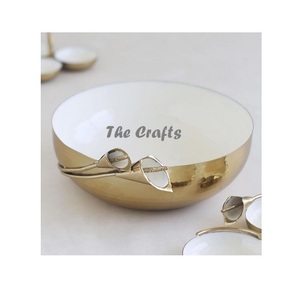 Cuenco decorativo de hierro de diseño maravilloso con calidad superior Tazón de postre de tamaño y forma personalizados a bajo precio - Product Image 3