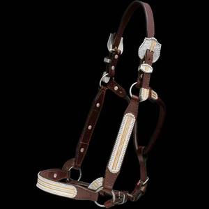 Halter de spectacle Scarsdale personnalisé en argent sterling de Molly avec perles superposées en argent sterling et éléments naturels - Product Image 1