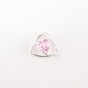 Pendentif en forme de larme en Morganite, design Illuminati, fait à la main, en alliage de cuivre, bijoux en pierres précieuses, qualité supérieure, certifié IGI - Product Image 6