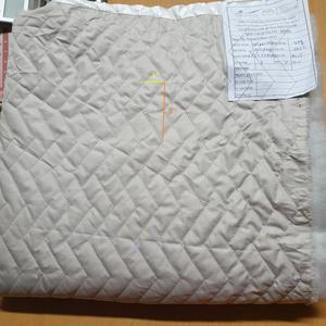 ZICZAC 1''x1''x3'' Matelassage brodé 100% polyester de haute qualité, moderne, standard, 2-5 couches, écologique, toutes saisons, pour hôtels - Product Image 1