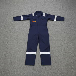 Hi Vis Winter Workwear Reflective Tape ANSI Class 2 Safety Overall Men's Polyester <b>LED</b> Flash Waterproof 5-Piece Set Custom Brand - Product Image 4