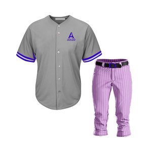 Nouveauté Vêtements de sport Tissu 100% polyester Uniforme de baseball Meilleur prix Faible MOQ Uniforme de baseball - Product Image 1