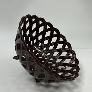 Cesta de exhibición redonda de gran capacidad para frutas y verduras diseño de malla compacta al por mayor hecha en Vietnam - Product Image 2