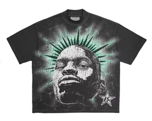 เสื้อยืดพิมพ์ลายแฟชั่นผู้ชายสั่งทำพิเศษ ผ้าคอตตอนวอร์สต์ 100% ทรงโอเวอร์ไซส์ คอกลม ลายตัวอักษร โลโก้สั่งทำ คุ้มค่าที่สุด - Product Image 2