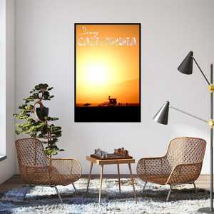 Affiche soleil de Californie pour décoration murale - Product Image 5
