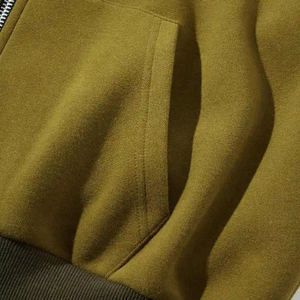 Sweat à Capuche Homme Couleur Dégradée Surdimensionné Lavage à l'Acide Double Fermeture Éclair Sweat à Capuche Coton Polaire Lourd Streetwear Vintage - Product Image 3