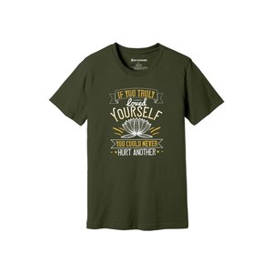 T-shirt décontracté 100% coton avec impression 3D de thèmes de bouddha 12 options de couleur 160-180 Placement de conception personnalisable GSM lourd - Product Image 2