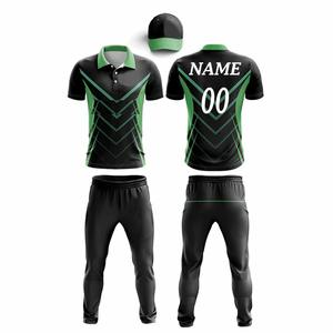 Personalizable 100% Poliéster Transpirable Cricket Jersey Kit Sublimado Uniforme Conjunto Reversible Impreso Equipo Jugador Nombre Stock - Product Image 3