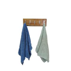 Cintre en bois écologique avec texture de bois naturel, cintre en bois robuste pour manteaux, vestes et vêtements lourds - Product Image 1