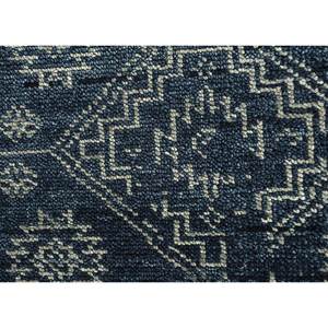 Tapis en laine noué à la main Savana Blue, motif géométrique et abstrait, pour entrée ou couloir, rectangle 9x12, par Jaipur Rugs - Product Image 3