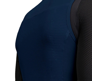 Short de cyclisme bleu marine pour femme Sprint Sports, respirant, tissu 220g, fermeture éclair intégrale sur le devant, coupe athlétique, vêtements de sport - Product Image 4