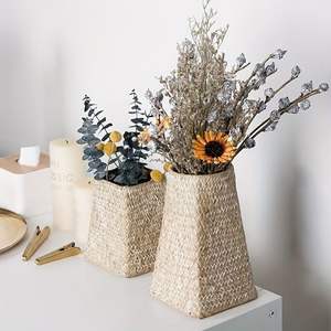 ตะกร้าหวายสานด้วยมือสำหรับปลูกต้นไม้ในร่มของตกแต่งบ้าน - Product Image 1