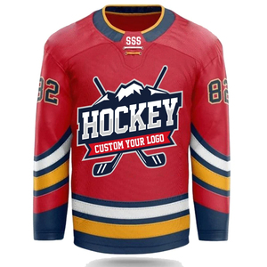 ชุดเล่นฮ็อกกี้น้ำแข็งเสื้อทีมเจอร์ซีย์สำหรับฝึกนกเพนกวินพิตต์สเบิร์ก - Product Image 4