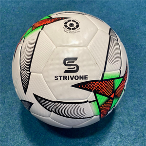 Balón de fútbol de PU extremo, tamaño 5, partido profesional, entrenamiento, fútbol, superficie de cuero de goma duradera, diseño impreso multicolor - Product Image 3