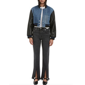 Meilleur design, respirant, nouveau service OEM personnalisé, nouvelle veste universitaire pour femmes, veste universitaire pour femmes, col montant, multicolore - Product Image 6