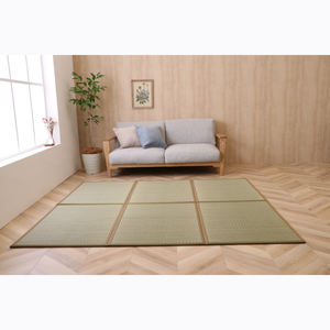 Comfortable and Healthy Eco-friendly Jacquard Trifold Japanese Tatami <b>Rug</b> and Mattress Dual-use 4-sizes Two Colors Japandi Style - Product Image 2