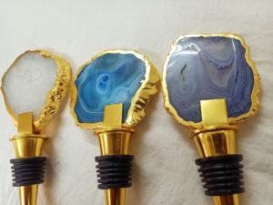 Bouchons de bouteille de vin en pierres précieuses, 100 pièces fabriqué à base de pierres précieuses, idéal pour les magasins de vin et fournitures de bar - Product Image 4