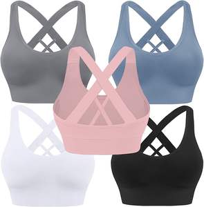 Soutien-gorge de sport pour femme de qualité supérieure, ultra confortable, respirant, avec logo frontal, pour la course et l'entraînement, utilisation flexible pour adultes - Product Image 6