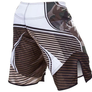 Shorts MMA pour hommes, entraînement en salle de sport, extensible, respirant, séchage rapide, impression numérique, logo personnalisé sur le devant, polyester, couleur personnalisée, vente en ligne - Product Image 4