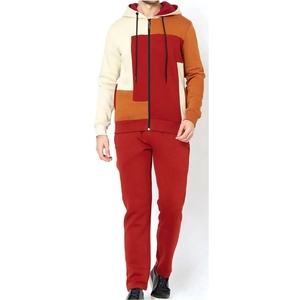 Hiver Hommes Survêtement Mode Hommes 2 Pièces Ensemble Sweatshirt + Pantalon de Survêtement Sportswear Zipper Casual Hommes Vêtements - Product Image 1