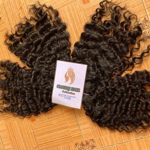 Top tendance des vendeurs de cheveux bouclés birman, en gros, non traités, tissage en lot de 8 à 32 pouces, couleur naturelle - Product Image 6