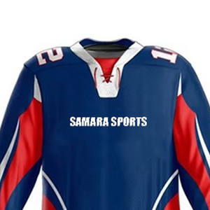 Jersey y pantalón de hockey sobre hielo transpirable de equipo de poliéster 100% de alta calidad, uniforme de hockey sobre hielo por sublimación a la venta - Product Image 6