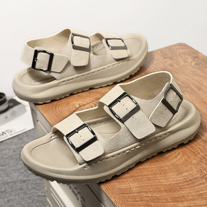 Sandalias Casuales de Verano para Hombre y Mujer, Disponibles para Entrega Rápida, Parte Superior Ligera de PU, Suela Antideslizante y Cómoda, Punta Abierta - Product Image 1