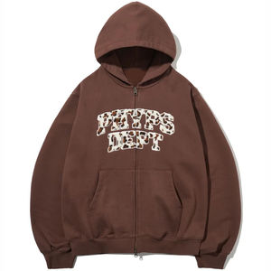 Sudadera con Capucha Extra Grande Personalizada para Hombre, Sudadera de Forro Polar, Ropa de Calle, Invierno, Cálida, Gruesa, de Algodón, Diseño Liso - Product Image 3