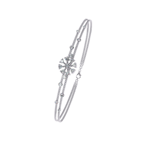 Fabulous 18K <b>Gold</b> Lab Grown Diamond Bracelet & <b>Bangle</b> - Product Image 6