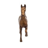 Estatuilla de caballo de latón de estilo Vintage antiguo, 1,6 kg, artesanías de Metal pulidas a mano, estatua de Animal elegante, decoración artística de mesa - Product Image 6