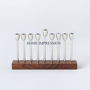 Antique Home Decor Fête de mariage Festival Bougeoir en métal Chandelier de bureau Centres de table Bougeoirs pour usage intérieur - Product Image 3