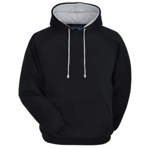 <b>Men's</b> Casual <b>Pullover</b> Hoodies Polyester/Cotton Breathable Anti-Wrinkle Quick Dry Winter Solid Pattern Hooded Collar - Product Image 2