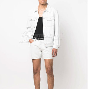 Wholesale Custom Logo Cotton Made <b>Men</b> Jeans <b>Jacket</b> Breathable Outdoor Use <b>Men</b> Jeans <b>Jacket</b> - Product Image 2
