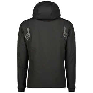 Veste surdimensionnée en polyester à fermeture éclair à la mode pour hommes veste d'extérieur avancée Softshell résistante au vent avec logo personnalisé - Product Image 6