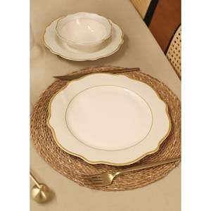 Jaswely Set d'assiettes de service blanches 6 pièces 27 cm Plats et assiettes - Product Image 2