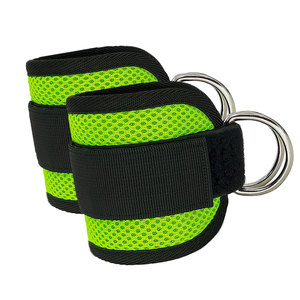 Fitness Equipment D-Ring <b>Ankle</b> Straps Best Quality Weight Lifting Custom Logo D-Ring <b>Ankle</b> Strap - Product Image 1