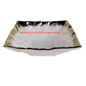 Cuenco para servir de diseño vintage para el hogar, artículos de comedor, cuenco para servir frutas, cuenco para servir de Metal plateado de gran calidad - Product Image 6