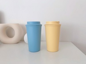 Promotional <b>Drinkware</b> <b>Plastic</b> Double Wall Mug with Lid Reusable Cup 16oz 450ml made in Korea - Product Image 5