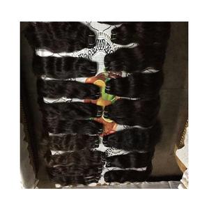 Venta al por mayor de extensiones de cabello brasileño virgen Remy cutícula alineada 100g muestra gratis Paquete de pelo onda Frontal Hamson mejor - Product Image 3